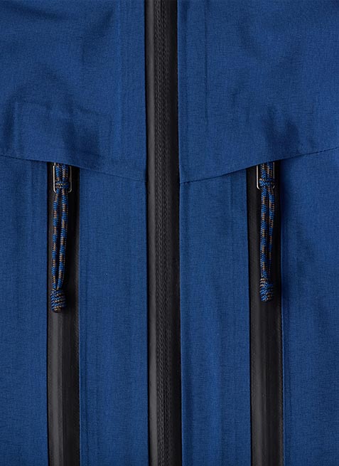 Two waterproof chest pockets.