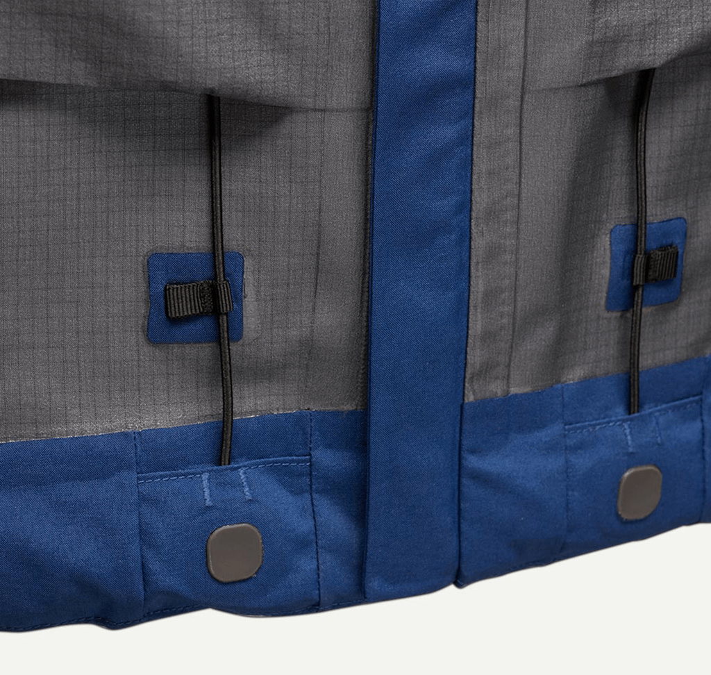 Embedded hem cord-lock system.