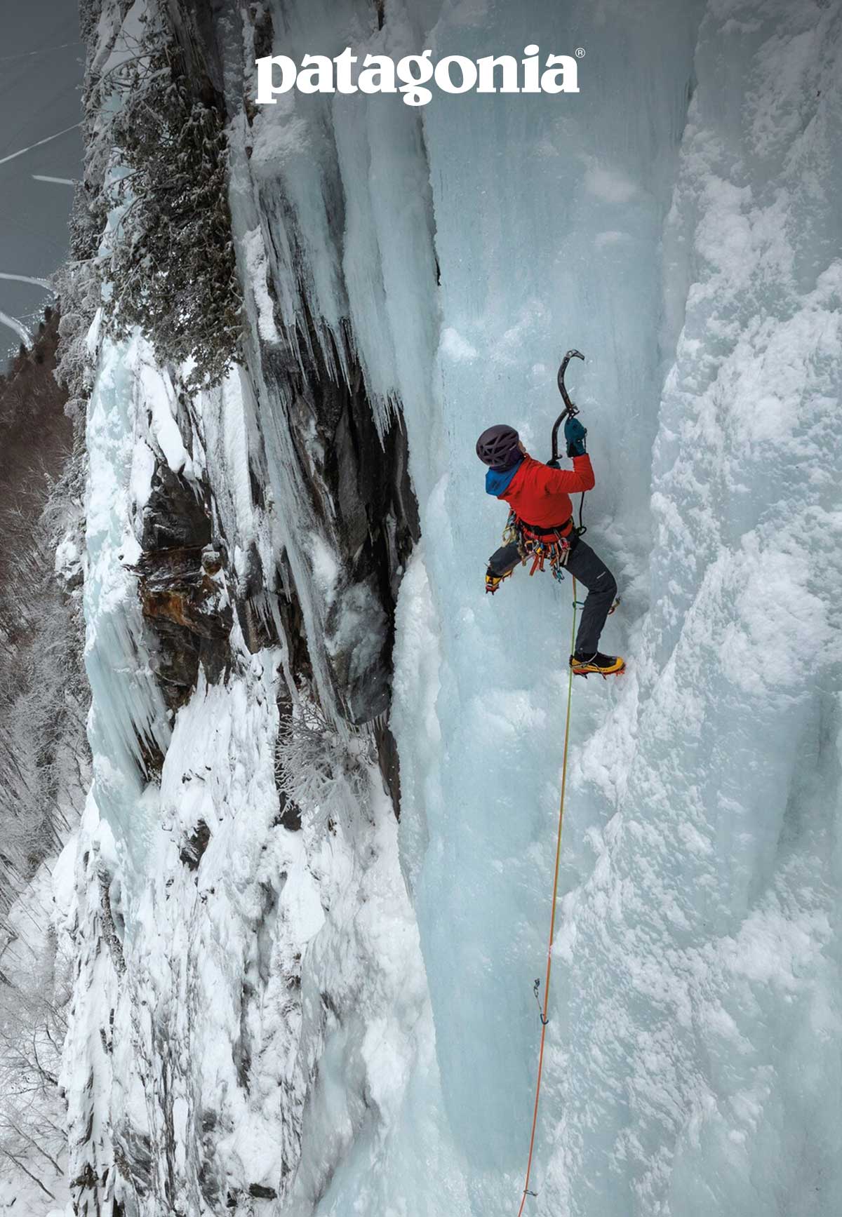 Majka Burhardt picks out her line on Last Gentleman on Mount Pisgah. Lake Willoughby, Vermont.