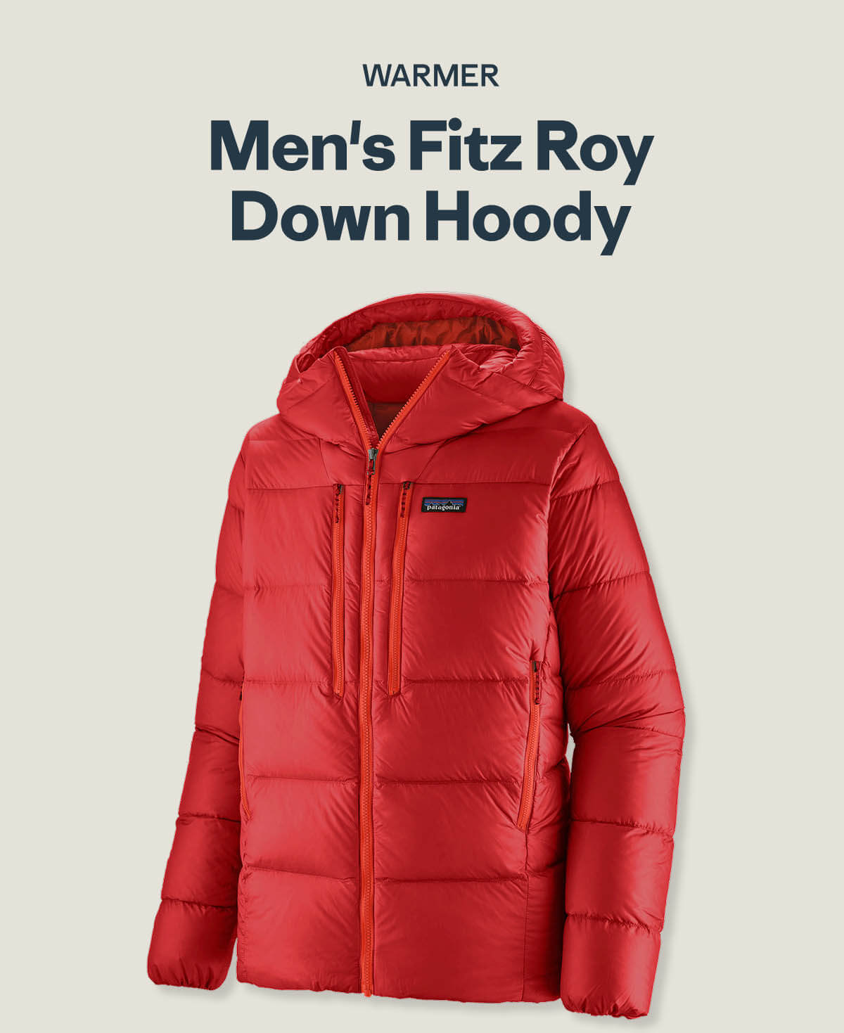 Mens fitz roy down hoody