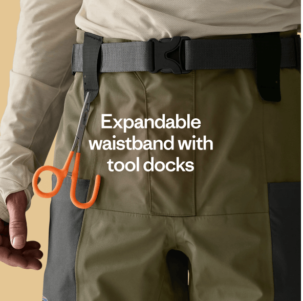Expandable waistband with tool docks