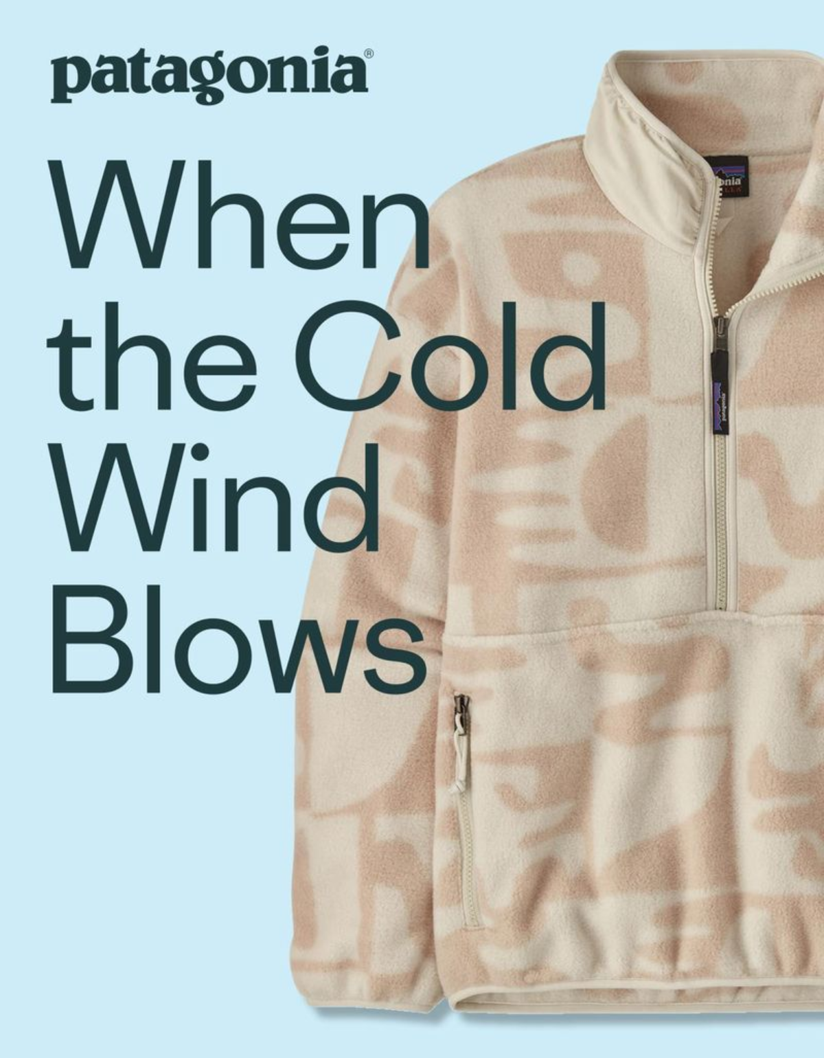 Patagonia. When the Cold Wind Blows.