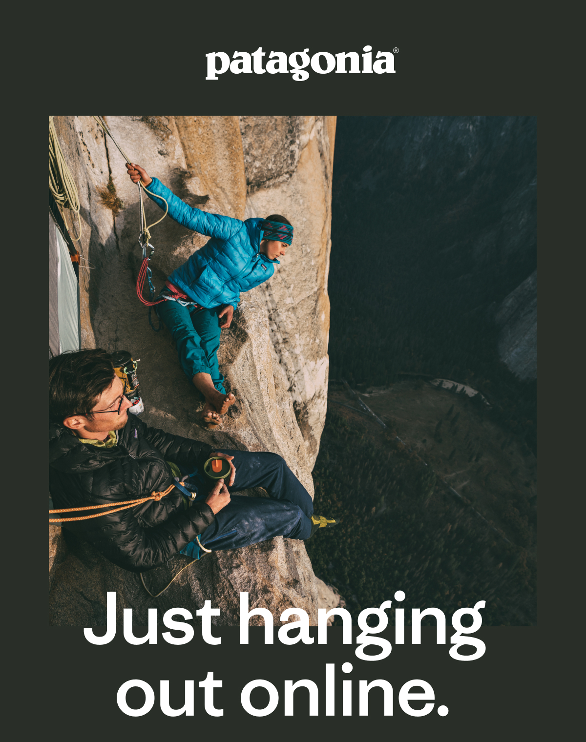 Just hanging out online.